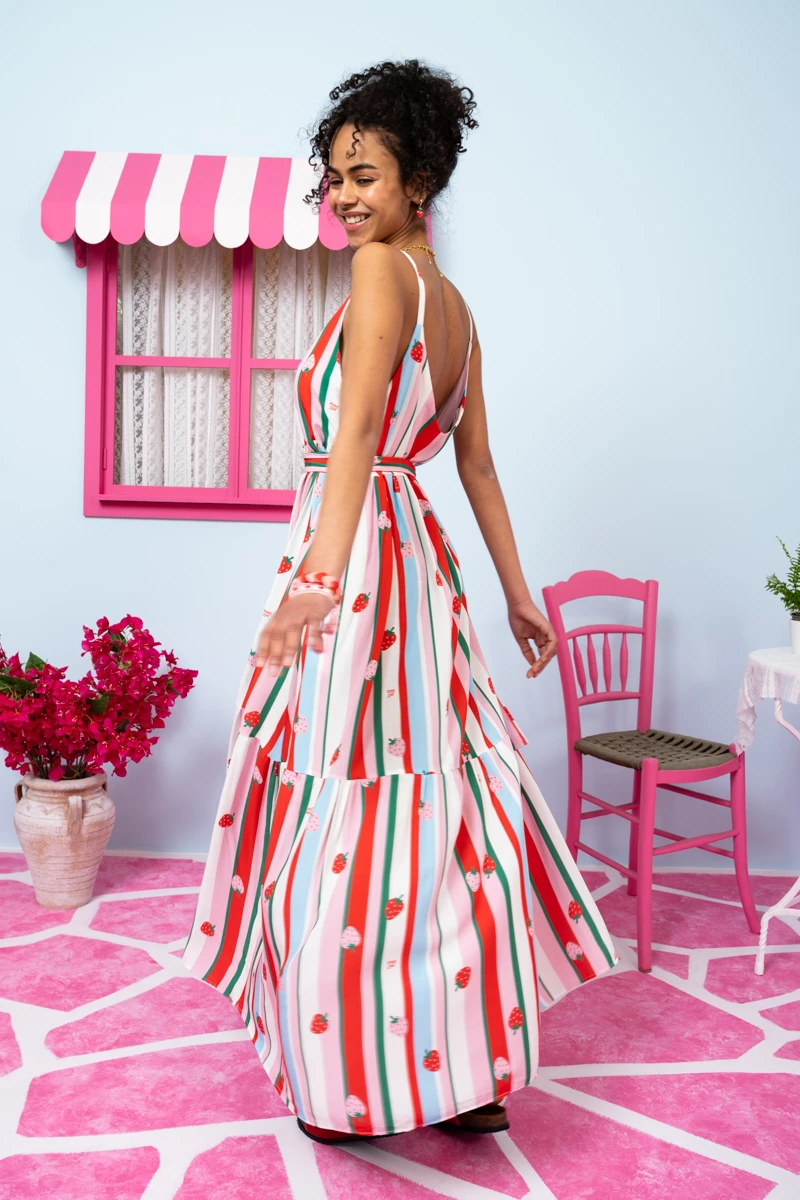 athena-dress-vis-multi-stripes-strawberries-forema-me-zoni-tsepes-petit-boutik-7